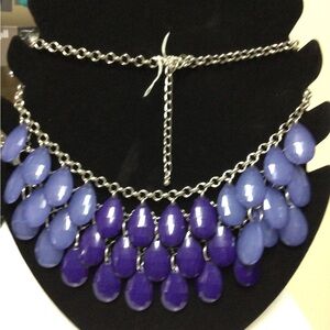 Elegant Lilac and Purple Necklace